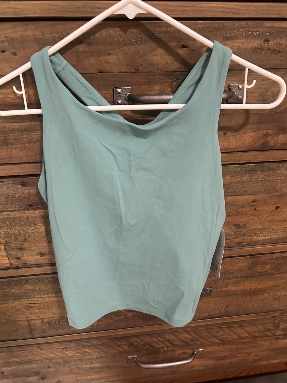 Athleta Sage Green Cross-Back Tank. XL. BEST FOR D-DD CUPS. Workout. Large bust